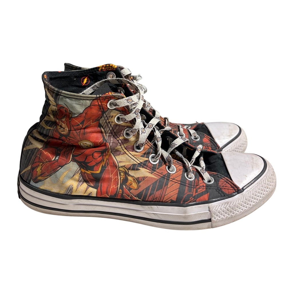 Converse Chuck Taylor All Star DC Comics The Flash High Top Sneakers Men 8 WN 10